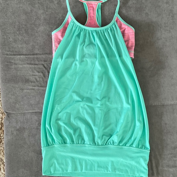Lululemon No Limits Tank Size 4 in Wee Are From Space Neon Pink Opal - Picture 5 of 8